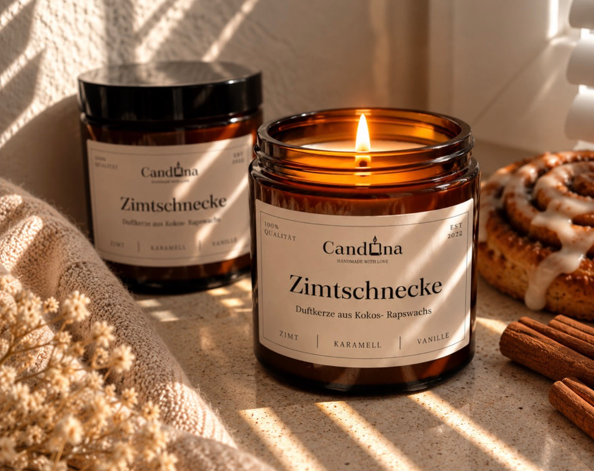 Zimtschnecke Duftkerze