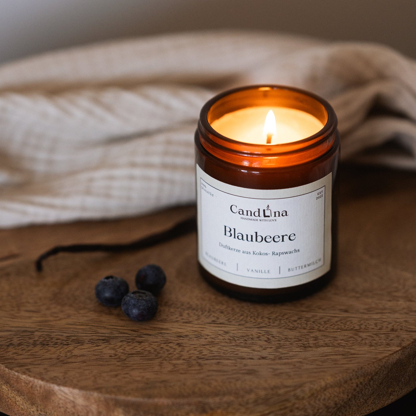 Blaubeere Duftkerze